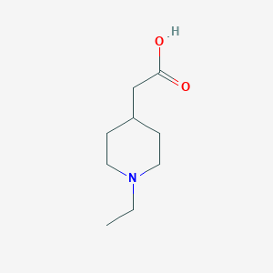 (1-ethylpiperidin-4-yl)acetic acid图片