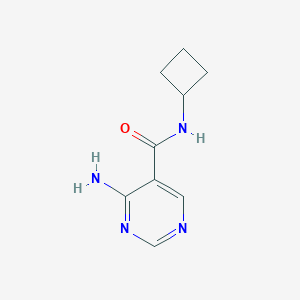 4-Amino-N-cyclobutylpyrimidine-5-carboxamide图片