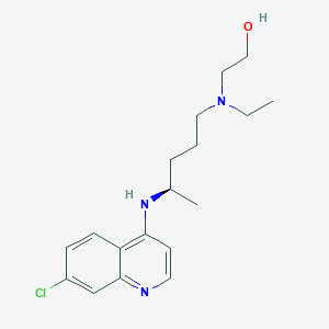 2-[[(4R)-4-[(7-chloro-4-quinolinyl)amino]pentyl]ethylamino]-ethanol图片