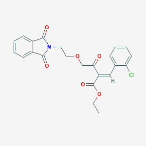 2-[(2-Chlorophenyl)methylene]-4-[2-(1,3-dihydro-1,3-dioxo-2H-isoindol-2-yl)ethoxy]-3-oxobutanoic Acid Ethyl Ester图片