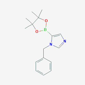 1-Benzyl-5-(4,4,5,5-Tetramethyl-1,3,2-Dioxaborolan-2-Yl)-1h-Imidazole图片