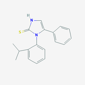 5-Phenyl-1-[2-(propan-2-yl)phenyl]-1H-imidazole-2-thiol图片