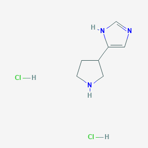 4-(3-pyrrolidinyl)-1H-imidazole dihydrochlorideͼƬ