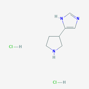 4-(3-pyrrolidinyl)-1H-imidazole dihydrochloride图片