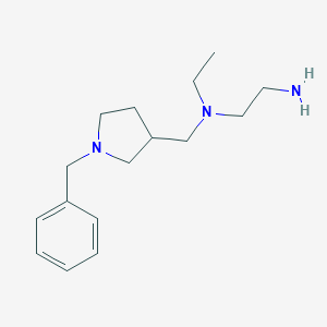 N*1*-(1-Benzyl-pyrrolidin-3-ylmethyl)-N*1*-ethyl-ethane-1,2-diamine图片