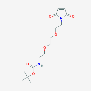 tert-butyl(2-(2-(2-(2,5-dioxo-2,5-dihydro-1H-pyrrol-1-yl)ethoxy)ethoxy)ethyl)carbamate图片