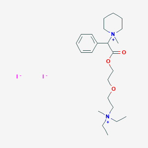 1-(2-(2-(2-(diethyl(methyl)ammonio)ethoxy)ethoxy)-2-oxo-1-phenylethyl)-1-methylpiperidin-1-ium iodideͼƬ
