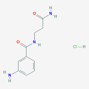 3-[(3-aminophenyl)formamido]propanamide hydrochloride图片