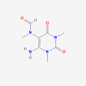N-(6-Amino-1,2,3,4-tetrahydro-1,3-dimethyl-2,4-dioxo-5-pyrimidinyl)-N-methylformamide图片