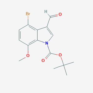 N-Boc-4-bromo-3-formyl-7-methoxyindole图片