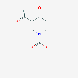 tert-Butyl 3-Formyl-4-oxopiperidine-1-carboxylate图片
