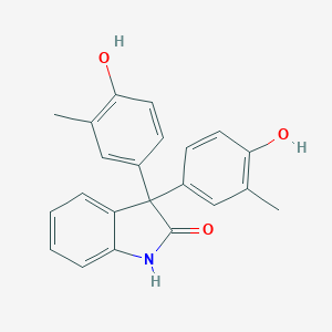 1,3-二氢-3,3-双(4-羟基-3-甲苯基)-2H-吲哚-2-酮图片