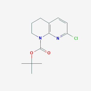 叔-丁基7-氯-3,4-二氢-1,8-萘啶-1(2H)-甲酸基酯图片