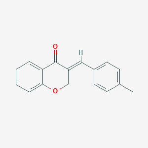 3-[(E)-(4-methylphenyl)methylidene]-2,3-dihydro-4H-chromen-4-one图片