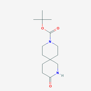叔-丁基3-氧亚基-2,9-二氮杂螺[5,5]十一烷-9-甲酸基酯图片
