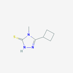 5-cyclobutyl-4-methyl-4H-1,2,4-triazole-3-thiol图片