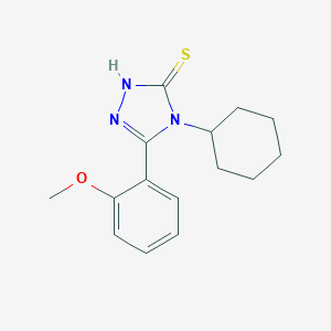 4-Cyclohexyl-5-(2-methoxyphenyl)-4H-1,2,4-triazole-3-thiol图片