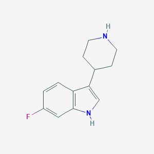 6-Fluoro-3-(piperidin-4-yl)-1H-indole图片
