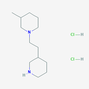3-Methyl-1-[2-(3-piperidinyl)ethyl]piperidinedihydrochloride图片