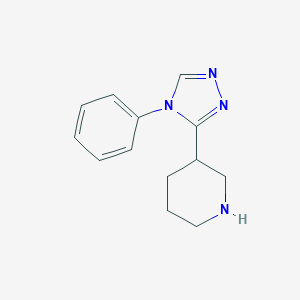 3-(4-phenyl-4H-1,2,4-triazol-3-yl)piperidine图片