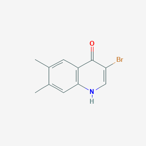 3-Bromo-6,7-dimethyl-4-hydroxyquinoline图片