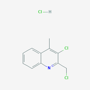 3-Chloro-2-(chloromethyl)-4-methylquinoline hydrochloride图片