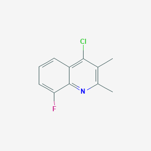4-Chloro-8-fluoro-2,3-dimethylquinoline图片