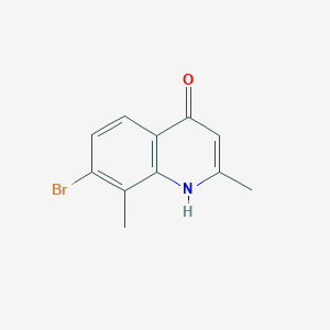 7-Bromo-2,8-dimethyl-4-hydroxyquinoline图片