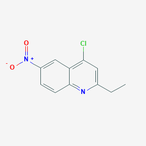 4-chloro-2-ethyl-6-nitroquinoline图片