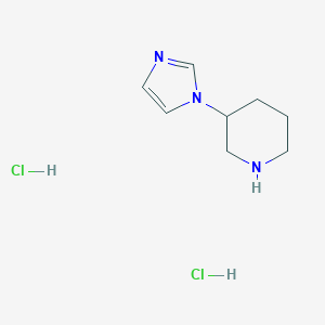 3-(1H-imidazol-1-yl)piperidine dihydrochloride图片