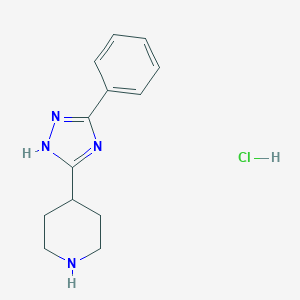 4-(3-Phenyl-1H-1,2,4-triazol-5-yl)piperidinehydrochloride图片