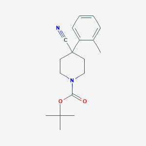 1-Boc-4-cyano-4-(2-methylphenyl)-piperidine图片