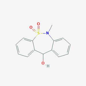 6,11-Dihydro-6-methyl-dibenzo[c,f][1,2]thiazepin-11-ol 5,5-Dioxide图片