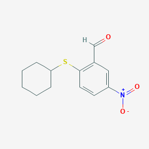 cyclohexylsulfanylnitrobenzenecarbaldehyde图片