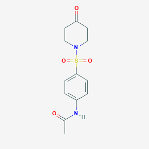 N-{4-[(4-oxopiperidin-1-yl)sulfonyl]phenyl}acetamide图片