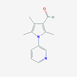 2,4,5-trimethyl-1-(pyridin-3-yl)-1H-pyrrole-3-carbaldehyde图片