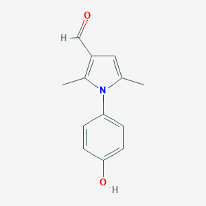 1-(4-羟基-苯基)-2,5-二甲基-1H-吡咯-3-甲醛图片