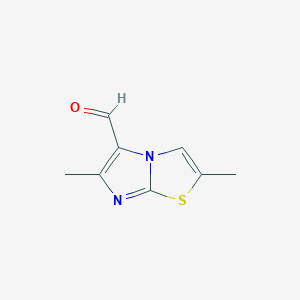 2,6-Dimethylimidazo[2,1-b][1,3]thiazole-5-carbaldehyde图片