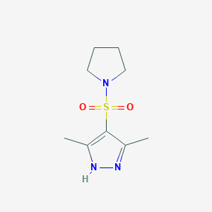 3,5-Dimethyl-4-(pyrrolidin-1-ylsulfonyl)-1H-pyrazole图片