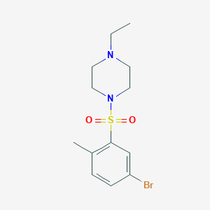 1-((5-Bromo-2-methylphenyl)sulfonyl)-4-ethylpiperazine图片