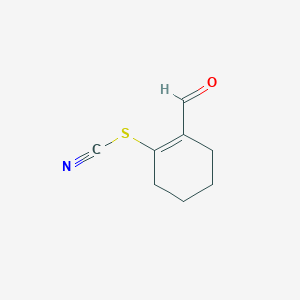 2-thiocyanatocyclohex-1-enecarbaldehyde图片