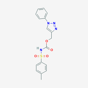 (1-Phenyl-1H-1,2,3-triazol-4-yl)methyl N-[(4-methylphenyl)sulfonyl]carbamate图片