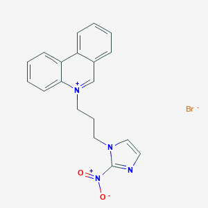Phenanthridinium,5-(3-(2-nitro-1H-imidazol-1-yl)propyl)-,bromide图片