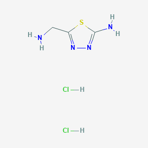 5-(aminomethyl)-1,3,4-thiadiazol-2-amine dihydrochloride图片