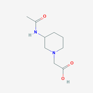 (3-Acetylamino-piperidin-1-yl)-acetic acid图片