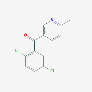 5-(2,5-Dichlorobenzoyl)-2-methylpyridine图片