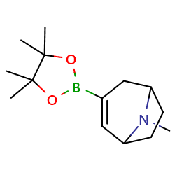8-methyl-3-(tetramethyl-1,3,2-dioxaborolan-2-yl)-8-azabicyclo[3,2,1]oct-2-ene图片