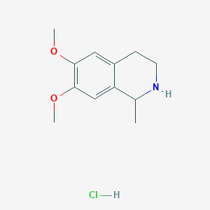 6,7-Dimethoxy-1-methyl-1,2,3,4-tetrahydroisoquinoline hydrochloride图片