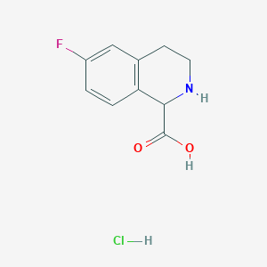 6-Fluoro-1,2,3,4-Tetrahydroisoquinoline-1-Carboxylic Acid Hydrochloride图片