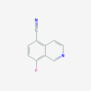 8-fluoroisoquinoline-5-carbonitrile图片